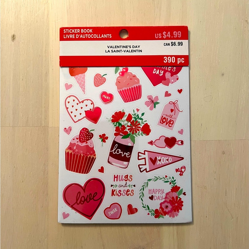 Brand new Valentine’s Day sticker book